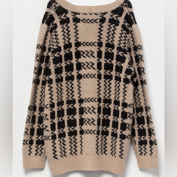 RSQ Girls Plaid Oversized Cardigan Size Medium - Picture 2 of 3